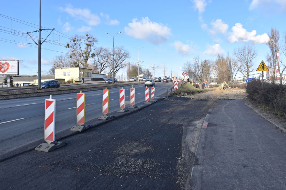 Przebudowa Estakady Pomorskiej - marzec 2021