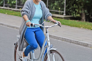 Anna Powierza walczy o zgrabną sylwetkę na rowerze