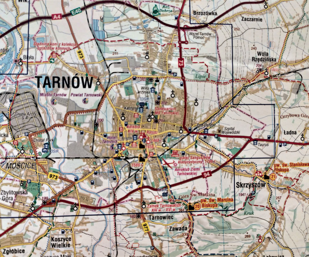Tarnów mapa