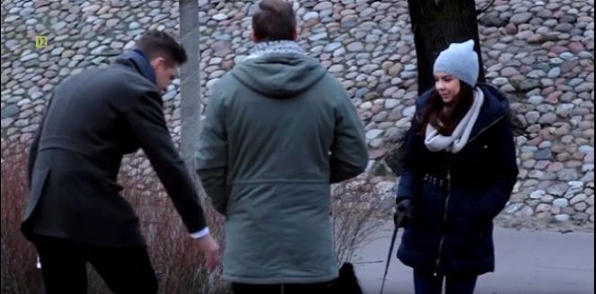 M jak miłość, Aneta (Ilona Lewandowska), Olek (Maurycy Popiel), Marcin (Mikołaj Roznerski)