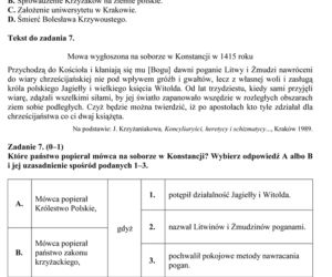EGZAMIN GIMNAZJALNY 2014 HISTORIA WOS - ARKUSZE OFICJALNE Z CKE