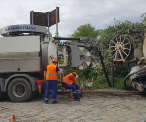 Zrzut ścieków po awarii w przepompowni