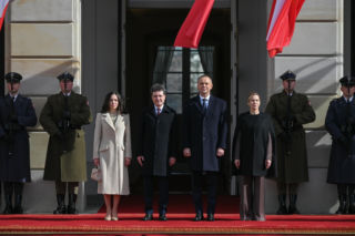 Marta Nawrocka w niecodziennej odsłonie w Rumunii. Postawiła na zaskakujące połączenie