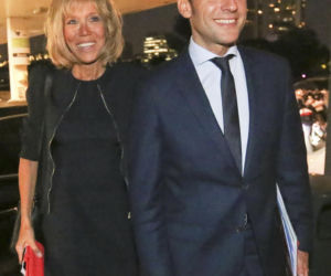 Emmanuel Macron z żoną Brigitte Macron