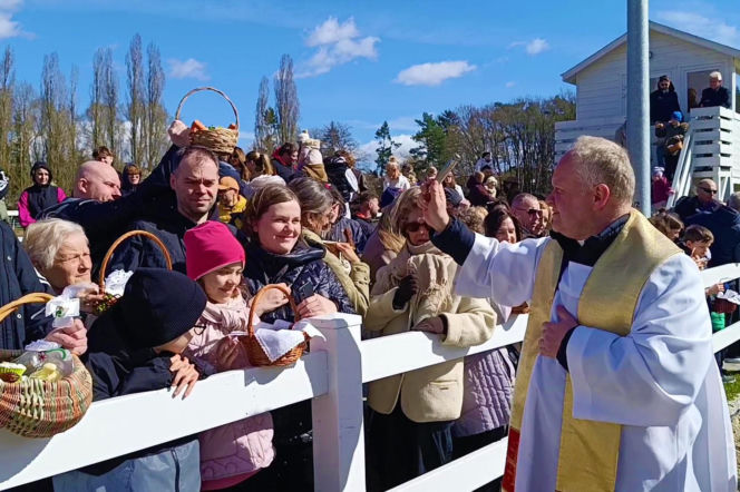 Konna święconka w Szczecinie