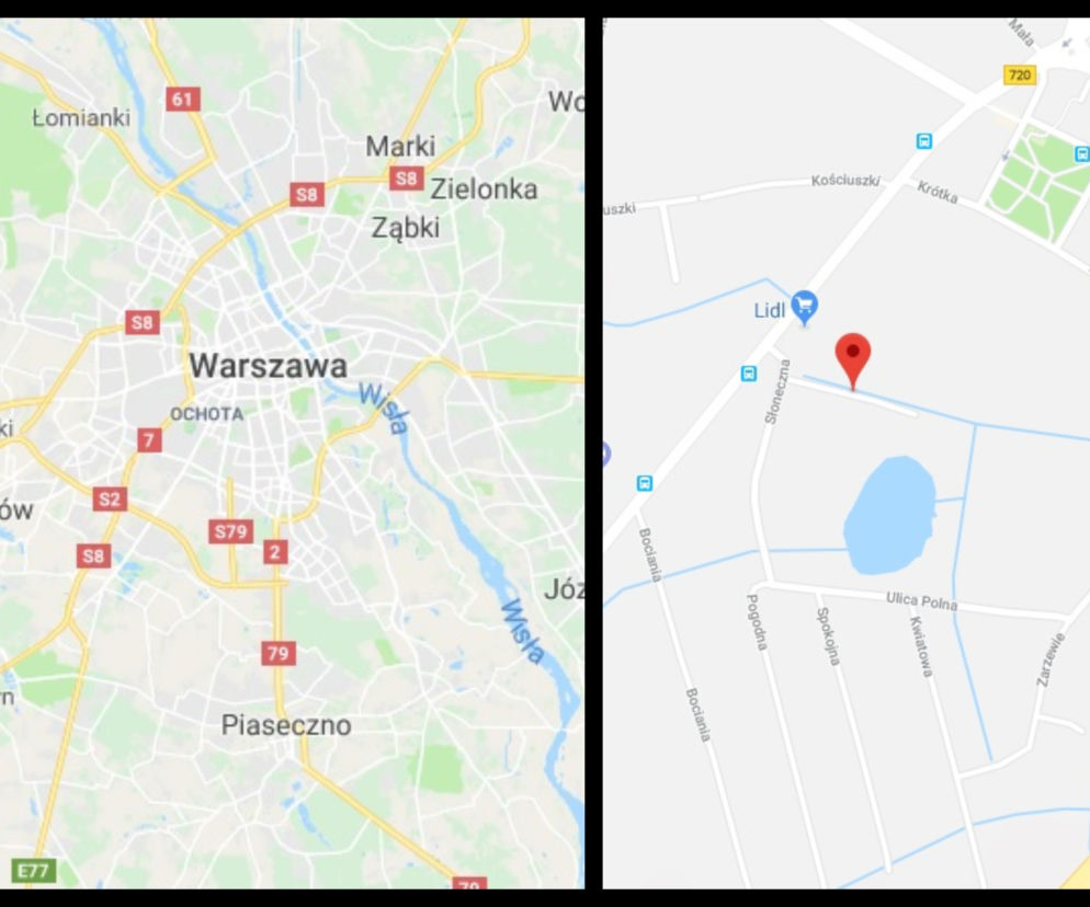 Do tragedii doszło przy ulicy Słonecznej w Nadarzynie