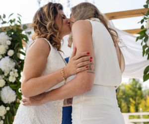 Anna Kaczmar z żoną - Anną Turowską