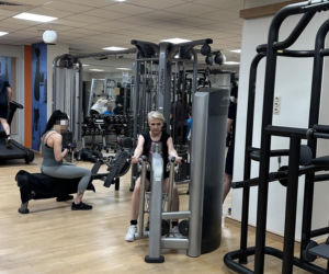 Joanna Scheuring-Wielgus na siłowni