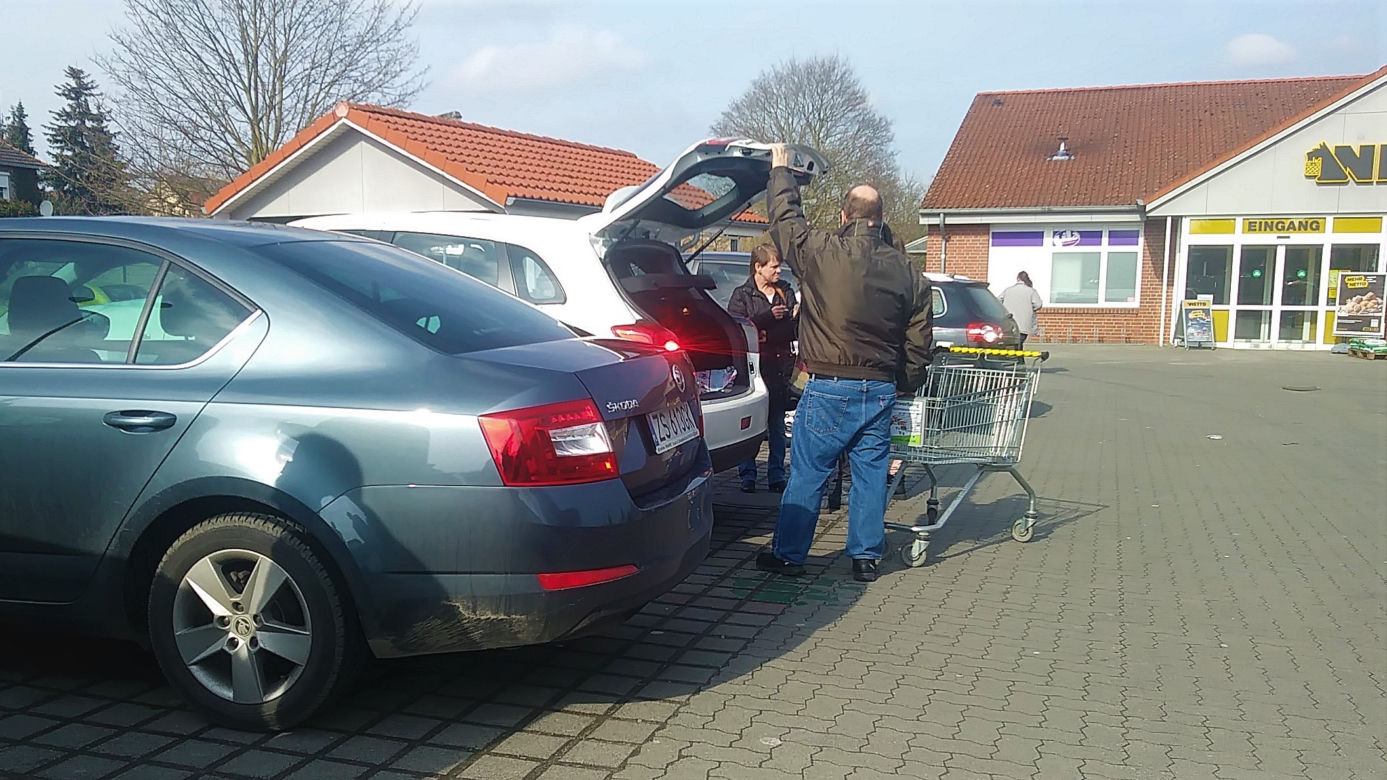 Niedzielne zakupy w Löcknitz