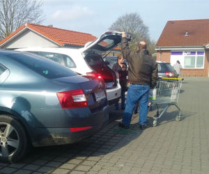 Niedzielne zakupy w Löcknitz