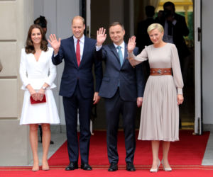 Kate i William w Warszawie