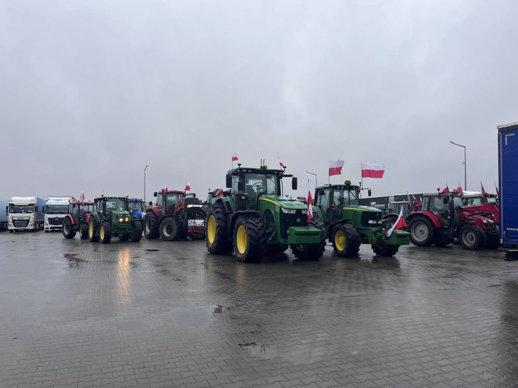 Kolejny protest rolników w Gorzowie