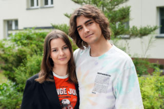 Barwy szczęścia, odc. 3287. Ewa (Gabriela Ziembicka), Romeo (Jacek Tyszkiewicz)