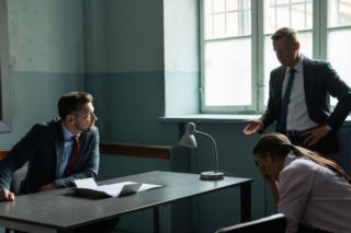 M jak miłość odc. 1893. Prokurator (Marcin Kaleta), Magda (Anna Mucha), Piotrek (Marcin Mroczek)