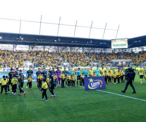 GKS Katowice - Lechia Gdańsk: Zdjęcia kibiców i zawodników z meczu 25. kolejki PKO BP Ekstraklasy