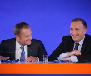 Donald Tusk i Grzegorz Schetyna