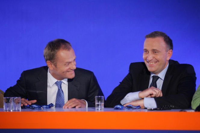 Donald Tusk i Grzegorz Schetyna