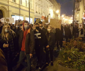 Protest w centrum Bydgoszczy
