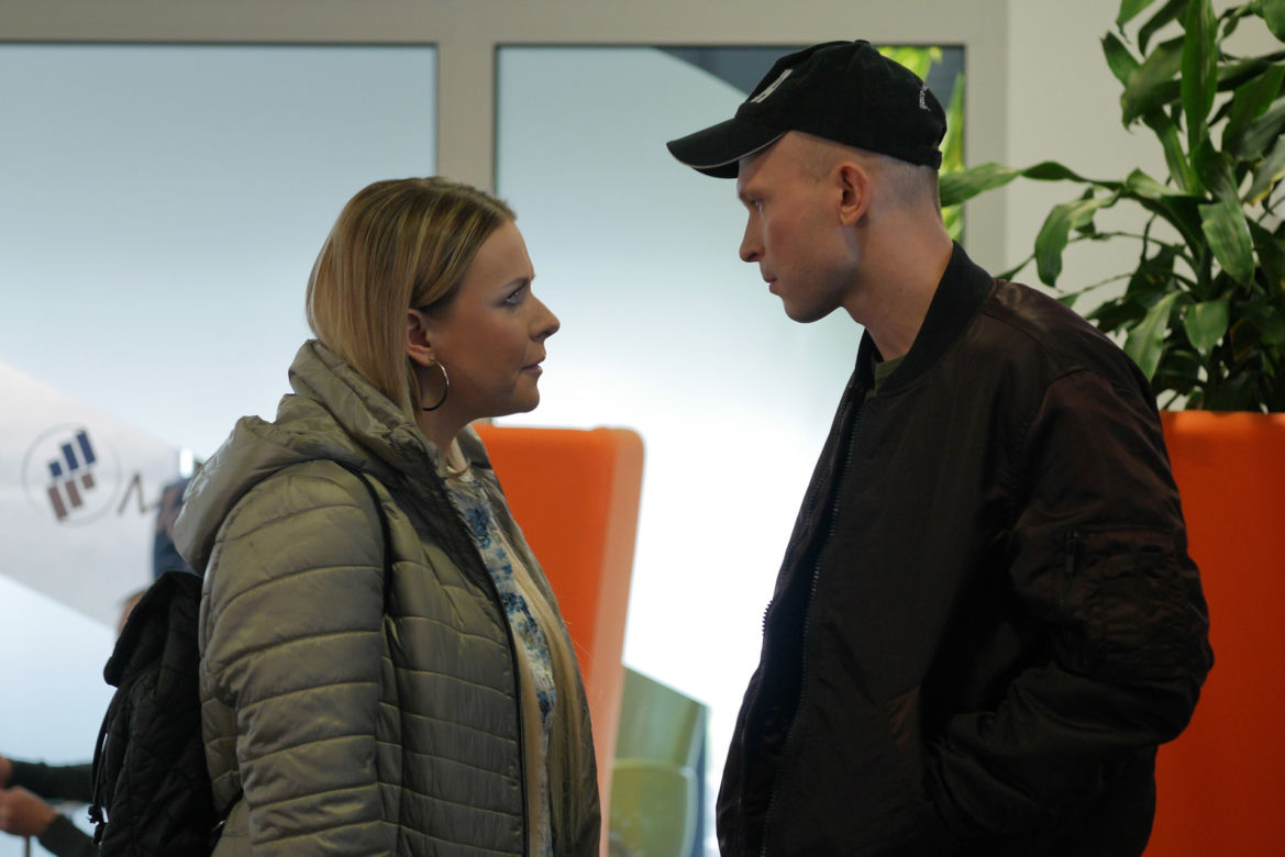 Pierwsza miłość. Dominika (Aneta Zając) - sobowtór Marysi, Igor (Piotr Trojan)