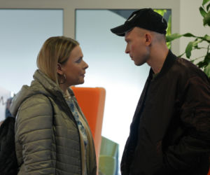 Pierwsza miłość. Dominika (Aneta Zając) - sobowtór Marysi, Igor (Piotr Trojan)