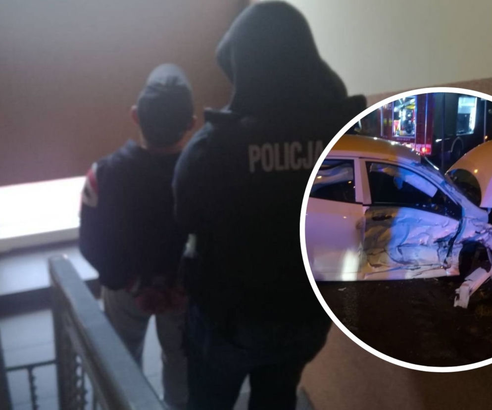 Łódzkie. PIJANY kierowca TIR-a uderzył w osobówkę i odjechał. Zostawił rannych: 19-latkę i 20-latka