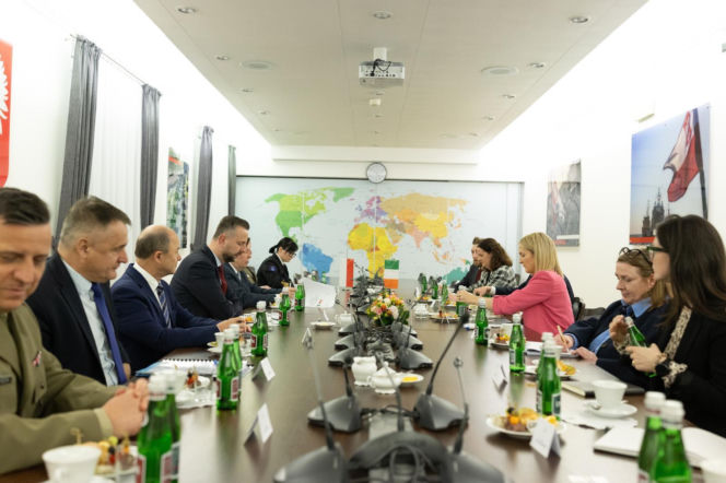 Szefowie MON Polski i Irlandii