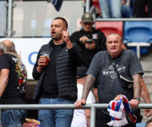 Górnik Zabrze - Lech Poznań: Zdjęcia kibiców i zawodników z meczu 8. kolejki PKO BP Ekstraklasy