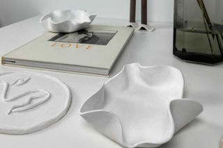 DIY: minimalistyczna misa z masy samoutwardzalnej air dry clay. Tutorial krok po kroku