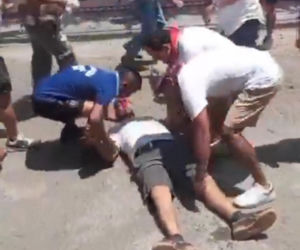 Szokujące sceny podczas gonitwy byków. Mężczyzna oszukał przeznaczenie