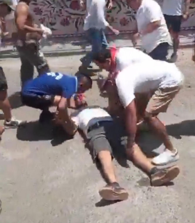 Szokujące sceny podczas gonitwy byków. Mężczyzna oszukał przeznaczenie