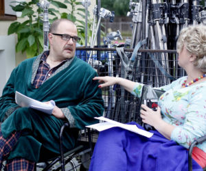 Ranczo - na planie serialu: Paweł Kozioł (Cezary Żak), Halina Kozioł (Violetta Arlak)