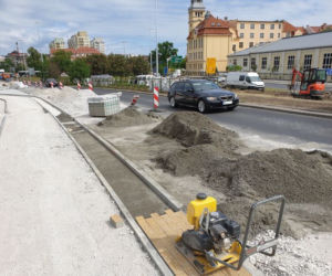 Ścieżki rowerowe w Bydgoszczy na ulicy Kruszwickiej prawie gotowe
