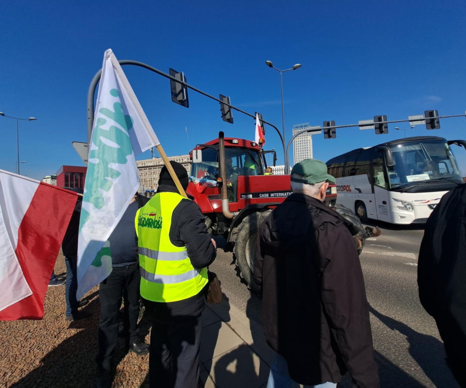 Protest rolników w Krakowie. 20.03.2024