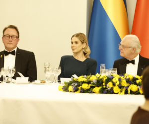 Obiad na cześć szwedzkiej pary królewskiej