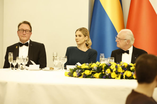 Obiad na cześć szwedzkiej pary królewskiej