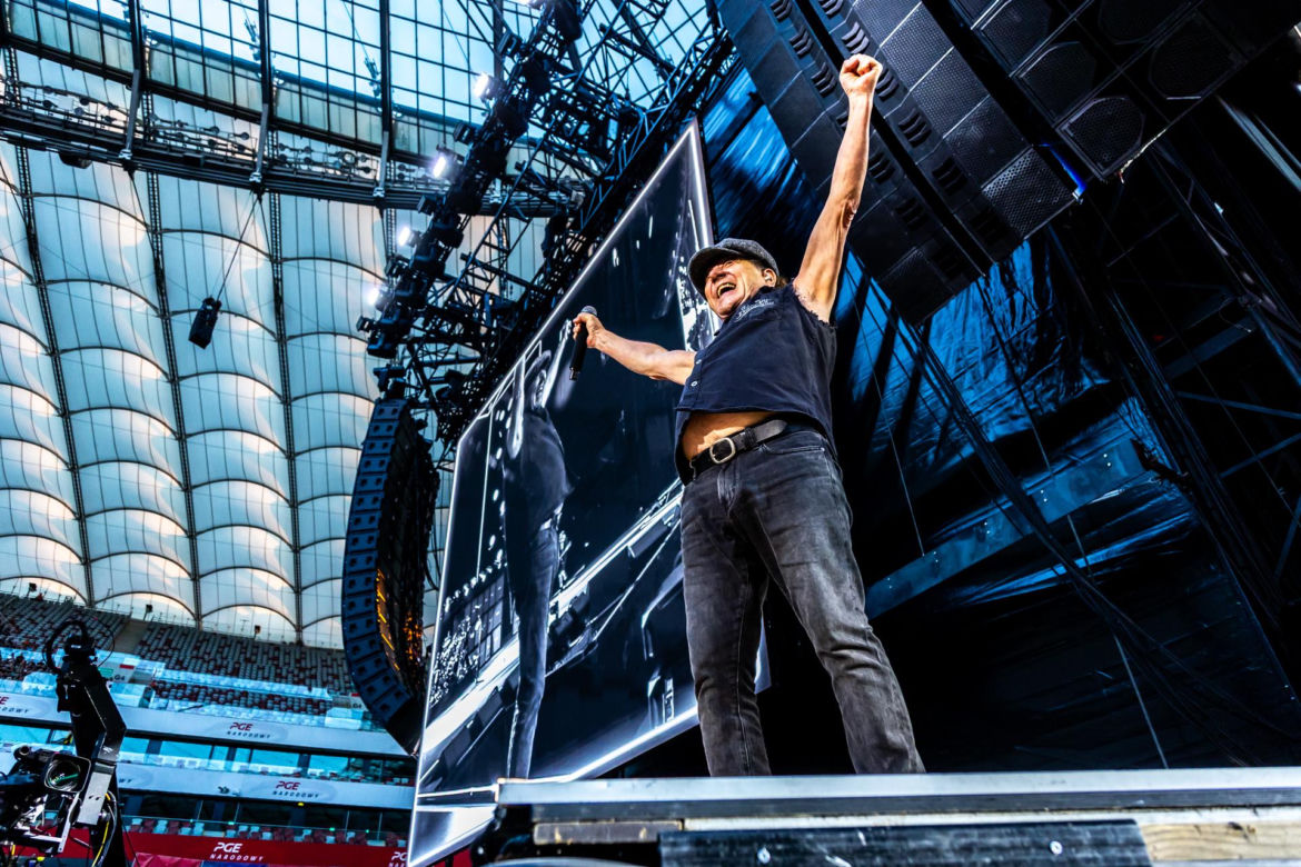 Koncert AC/DC w Warszawie (4.07.2025) - część druga. Organizatorem koncertu jest Live Nation