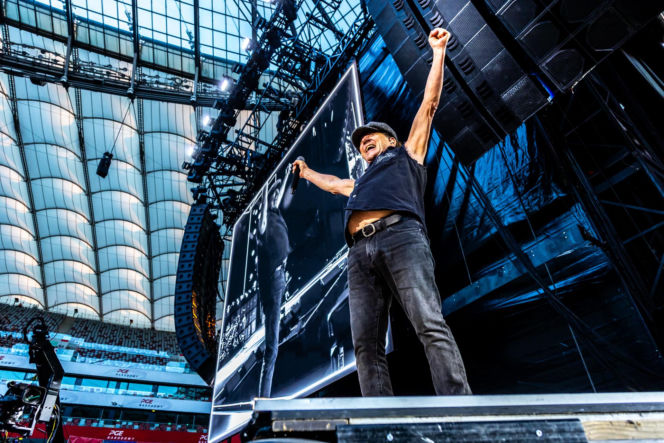 Koncert AC/DC w Warszawie (4.07.2025) - część druga. Organizatorem koncertu jest Live Nation