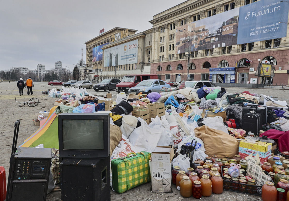 Wojna na Ukrainie - potężne wybuchy w Charkowie, ostrzał Kijowa