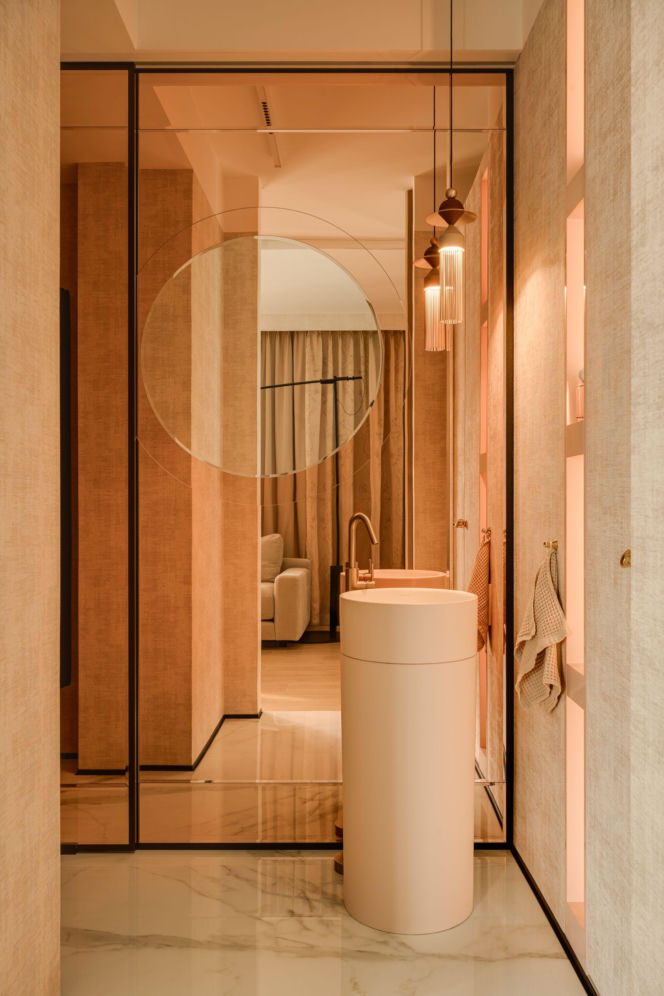 Artystyczny apartament na Powiślu - projekt modeko.studio