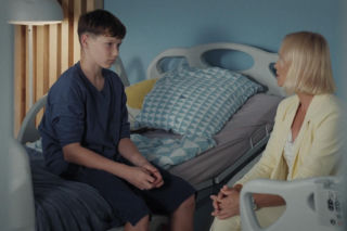 M jak miłość, odcinek 1915. Dorota (Iwona Rejzner), Franek (Jarosław Śmigielski)