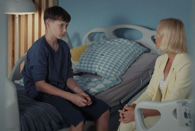 M jak miłość, odcinek 1915. Dorota (Iwona Rejzner), Franek (Jarosław Śmigielski)