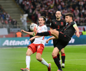 Barażowy mecz półfinałowy o awans do piłkarskich mistrzostw świata z Albanią