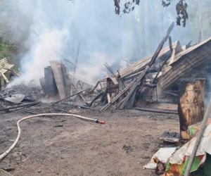 Pożar w Rudce