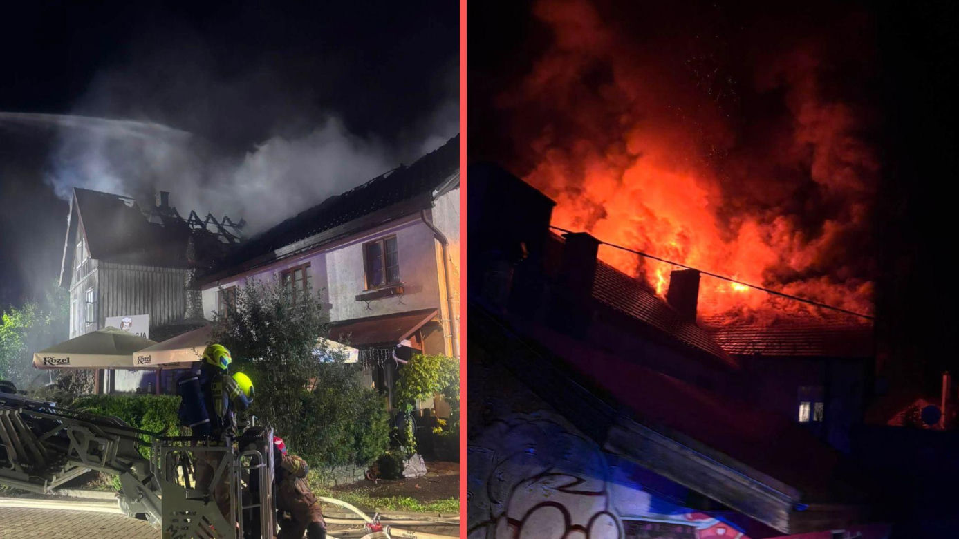 Tragiczna noc w Dusznikach-Zdroju. Ponad 10 zastępów w akcji, nie żyje jedna osoba!