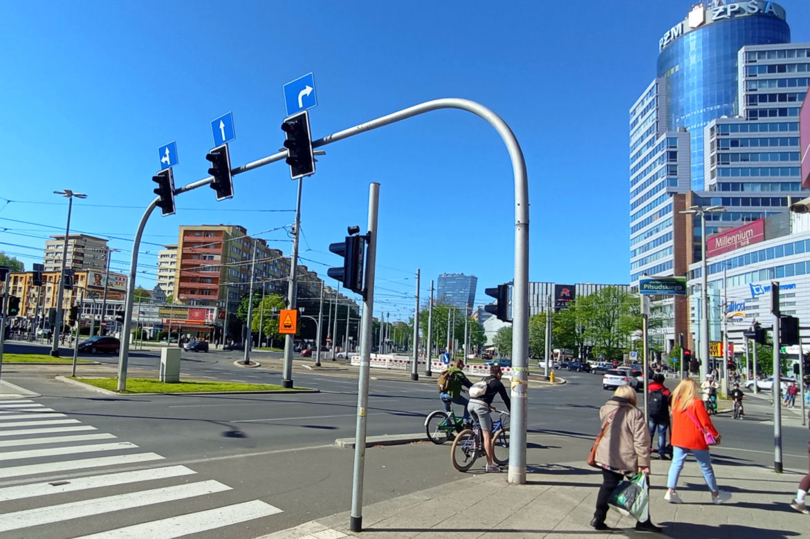 Gehenna pieszych w centrum Szczecina