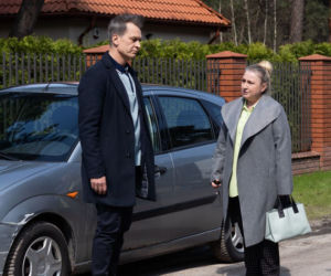 Na dobre i na złe, odcinek 816: Falkowicz (Michał Żebrowski),  Jadzia (Aldona Janowska)