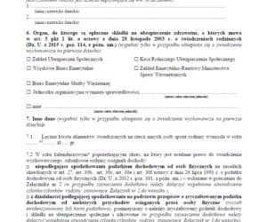 wniosek 500+ Dziennik Ustaw