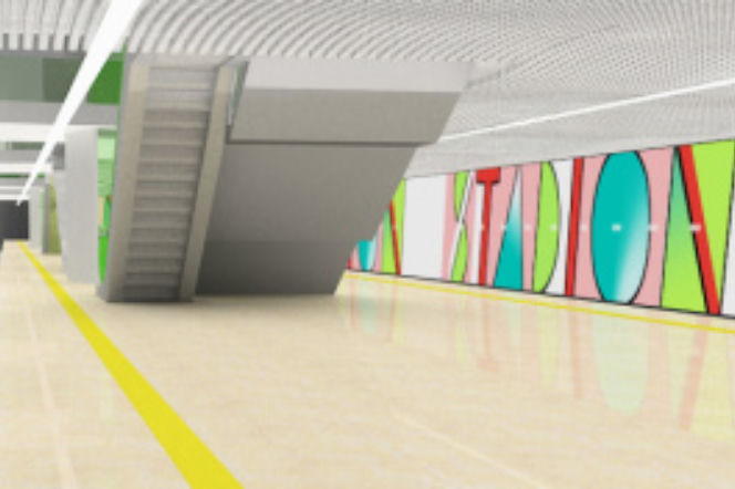 Metro grafika Wojciecha Fangora