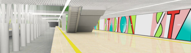 Metro grafika Wojciecha Fangora