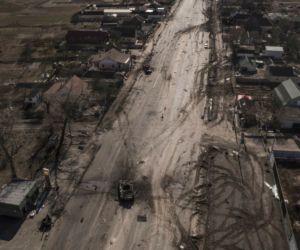 Ukraina. Zbombardowany Kijów